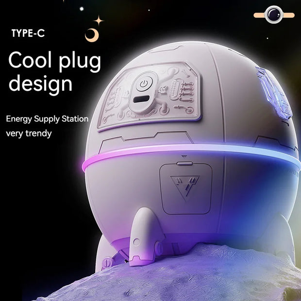 Space Capsule USB Humidifier with Night Lamp
