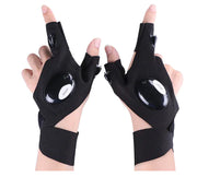 Illuminated Angling Gloves – Half-Finger Outdoor Lighting Gloves