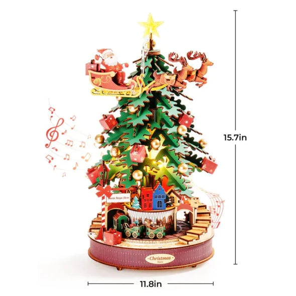 Holiday Melody Wooden Music Tree