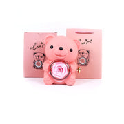 Twirling Teddy Rose Jewelry Case